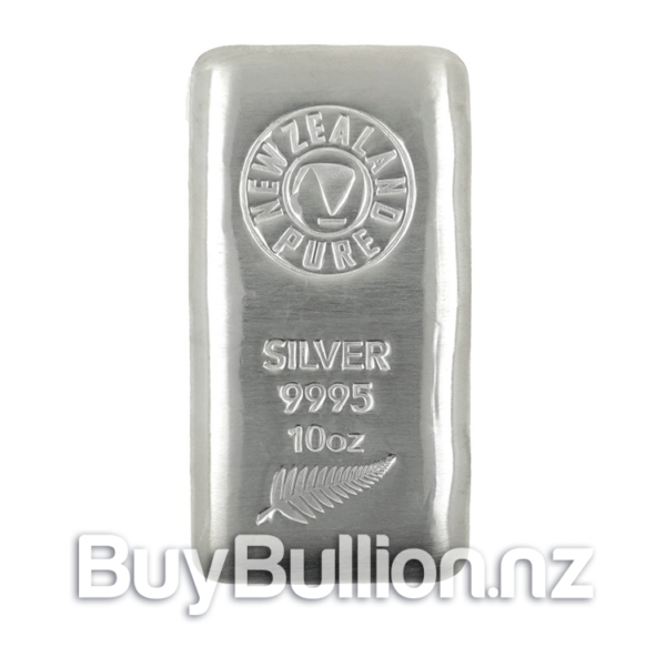 10 oz 99.9% silver NZPure bar 10oz-SilverBar-NZPure