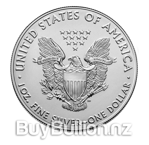 1 oz 99.9% silver Eagle type 1 coin 