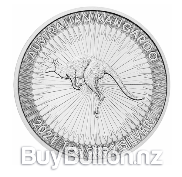 1 oz 99.99% silver Kangaroo coin (250) 