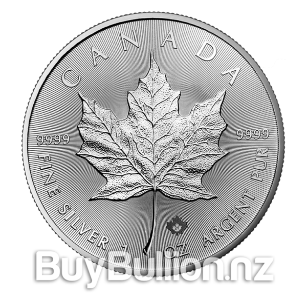1 oz 99.99% silver Maple Leaf 