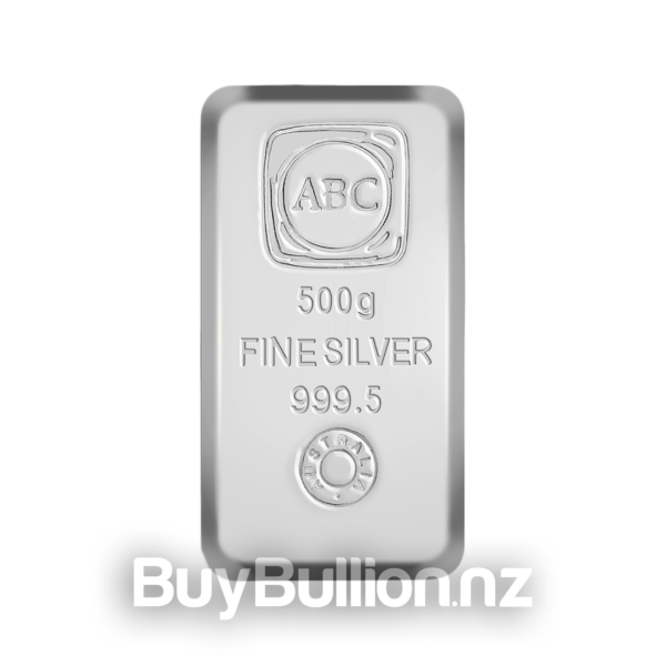 500 gram 99.95% Silver ABC bar 