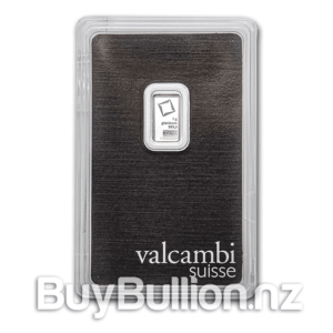 1 gram 99.95% Valcambi Suisse Platinum bar 