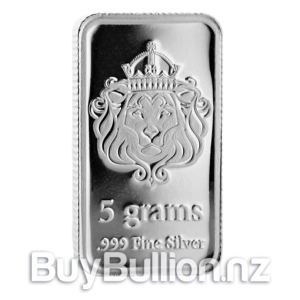 5 gram 99.9% Silver Scottsdale bar 