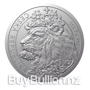1 oz Czech Lion silver coin 