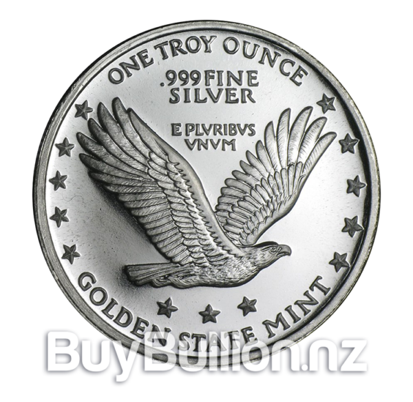 1 oz 99.9% silver Standing Liberty round (500) 