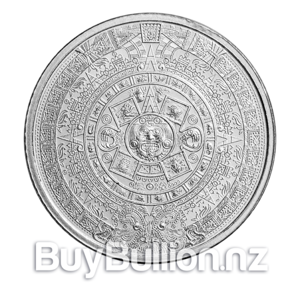 1/10 oz 99.9% silver Aztec Calendar round (10) 