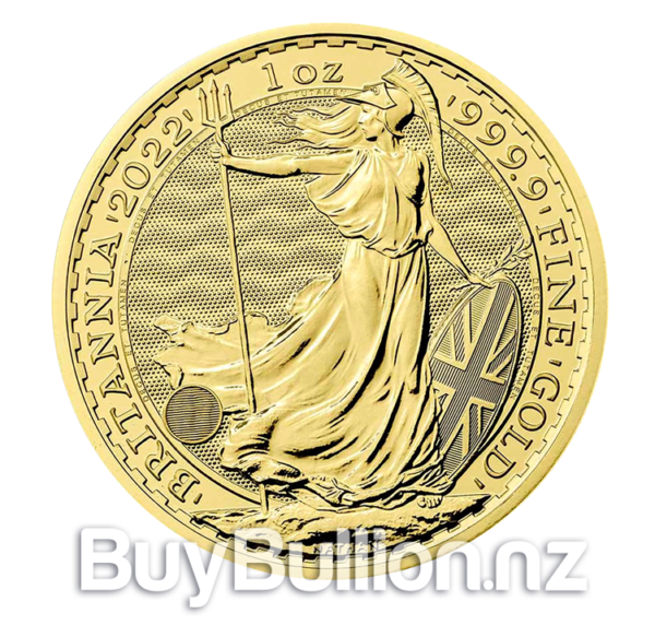 1 oz 99.99% gold Britannia coin 
