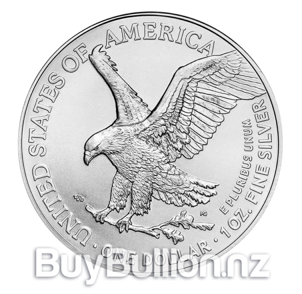 1 oz 99.9% silver American Eagle coin (100) 