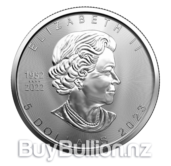 1 oz 99.99% silver Maple Leaf coin 2023 