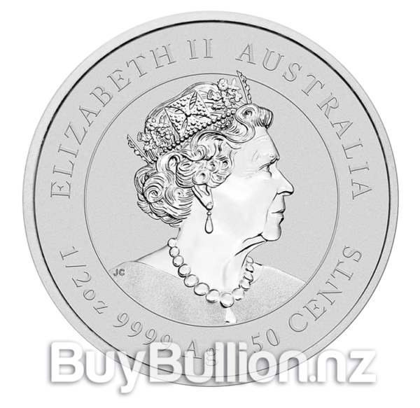 1/2 oz 99.9% silver Lunar Tiger coin 2022 
